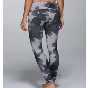 Lululemon Wunder Under Print Leggings in Camo Ambient Grey | Sz 4